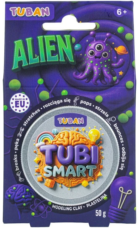 Tuban Tubi Smart - Modeliavimo masė - Ateivis (50 g)
