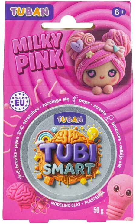 Tuban Tubi Smart - Modeliavimo masė - Šviesiai rožinė (50 g)