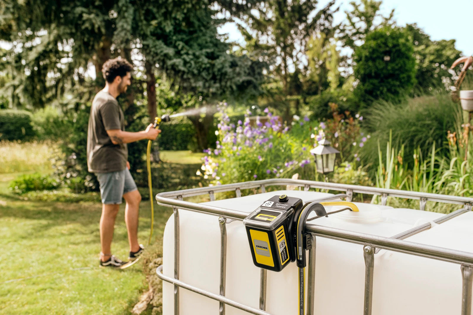 Akumuliatorinis siurblys Karcher BP 2.000-18 Barrel be akumuliatoriaus ir kroviklio