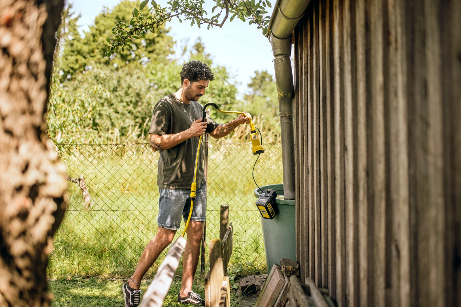 Akumuliatorinis siurblys Karcher BP 2.000-18 Barrel be akumuliatoriaus ir kroviklio