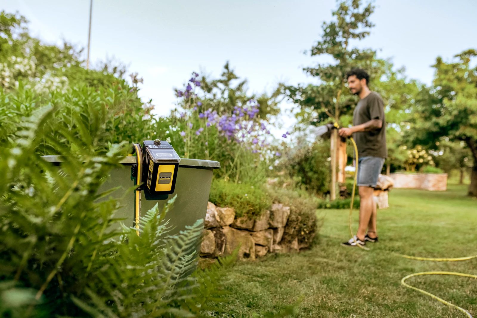 Akumuliatorinis siurblys Karcher BP 2.000-18 Barrel be akumuliatoriaus ir kroviklio