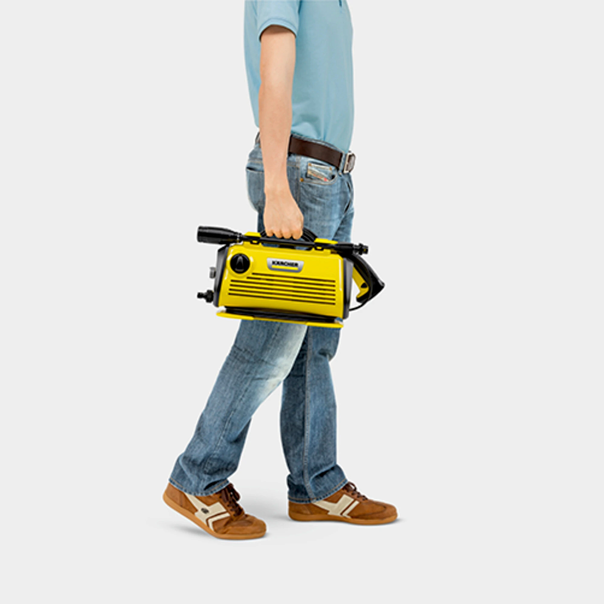 Aukšto slėgio plovykla Kärcher K 3 Horizontal Plus, 380 l/h, 120 bar aprašymas - Prekės nuotrauka