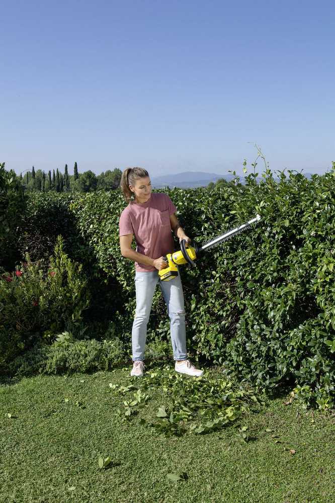 Akumuliatorinės gyvatvorių žirklės Karcher HGE 18-50 (be akumuliatoriaus ir kroviklio)