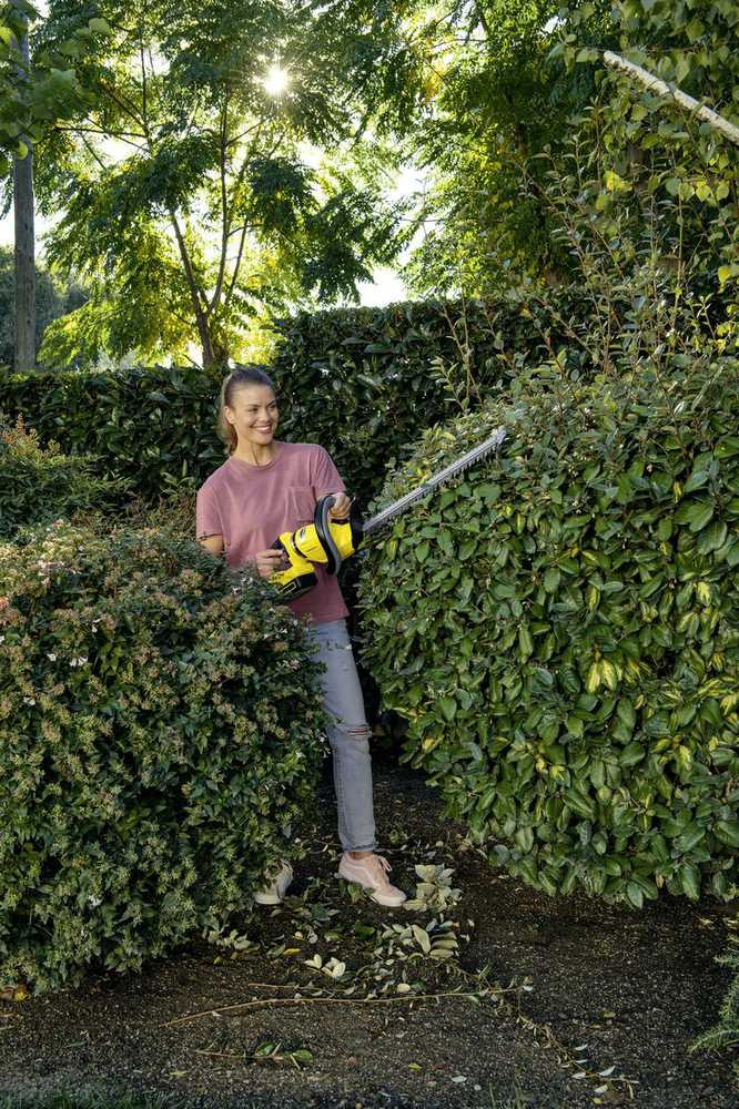 Akumuliatorinės gyvatvorių žirklės Karcher HGE 18-50 (be akumuliatoriaus ir kroviklio)