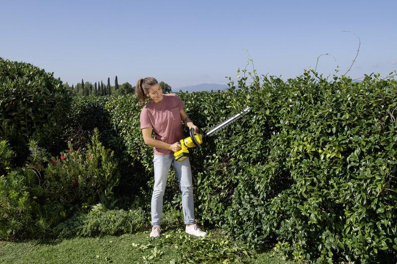 Akumuliatorinės gyvatvorių žirklės Karcher HGE 18-50 (be akumuliatoriaus ir kroviklio)
