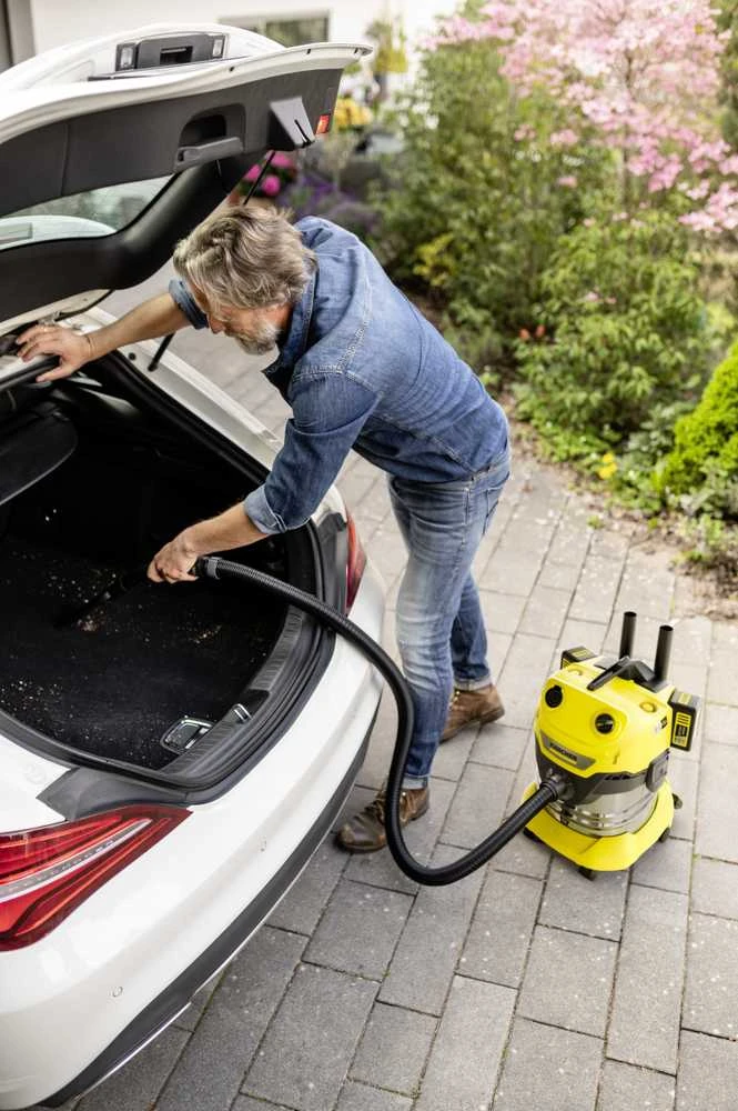 Kärcher Akumuliatorinis drėgno sauso valymo siurblys WD 4-18 S Dual Battery Set | 1.628-626.0