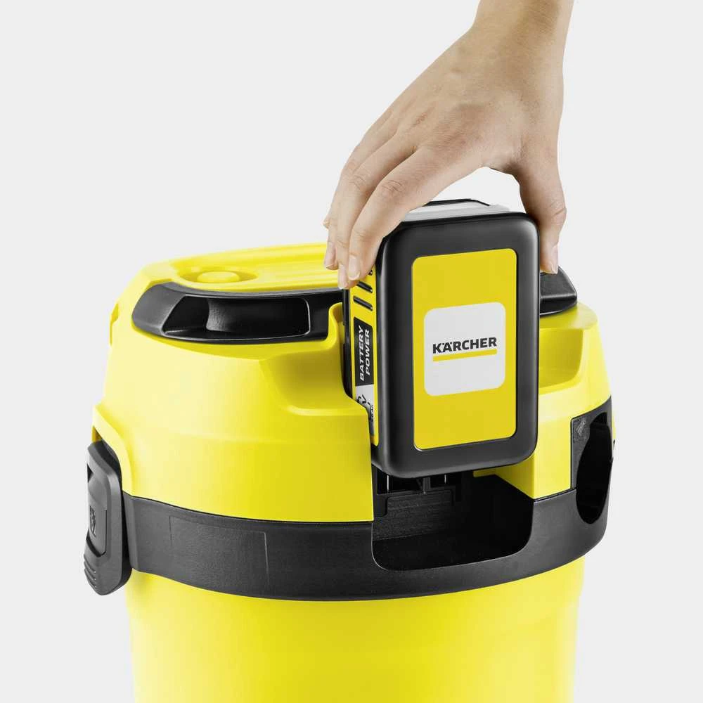 Kärcher Akumuliatorinis drėgno sauso valymo siurblys WD 3-18 Battery Set V-17/20 (YYY) | 1.628-551.0
