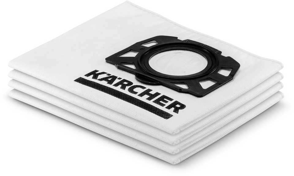 Karcher Fliso filtro maišelis WD 2/3 4 vnt.