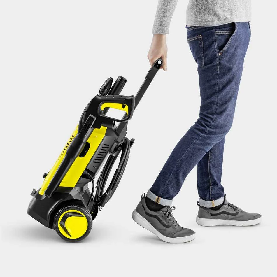 Karcher K 5 plovykla su ratukais ir teleskopine rankena