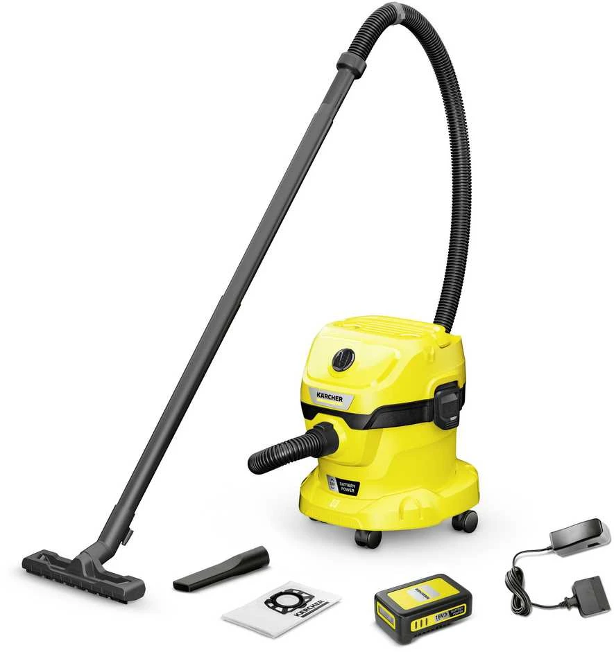 Sauso-drėgno valymo siurblys Kärcher WD 2-18 V Battery Set V -12/18