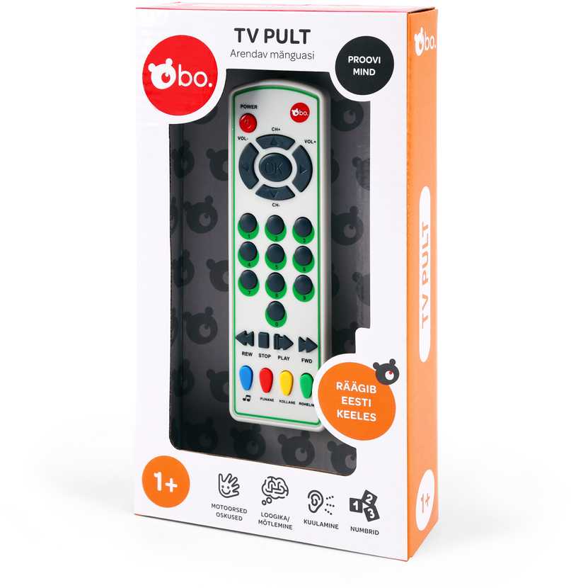 bo. Lavinamasis TV pultas, estų k.