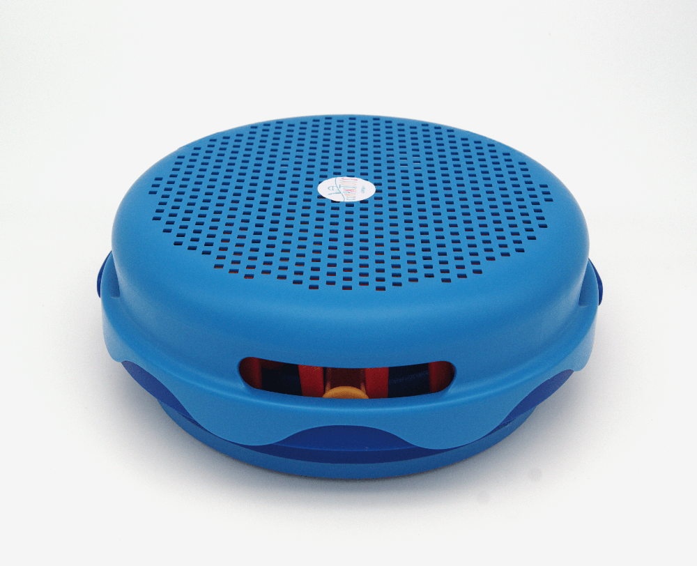 COMPACTOYS Kibirėlis su smėlio žaislais, mėlynas