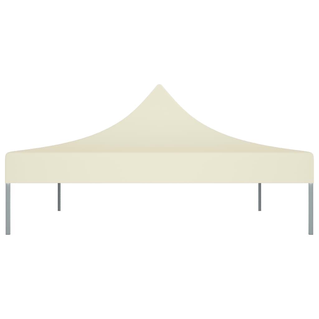 Proginės palapinės stogas, kreminės spalvos, 4x3m, 270 g/m²