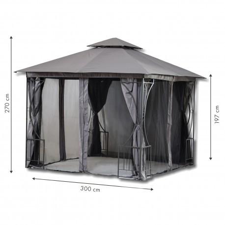 MultiGarden Sodo palapinė su tinkleliu nuo uodų 3 x 3m