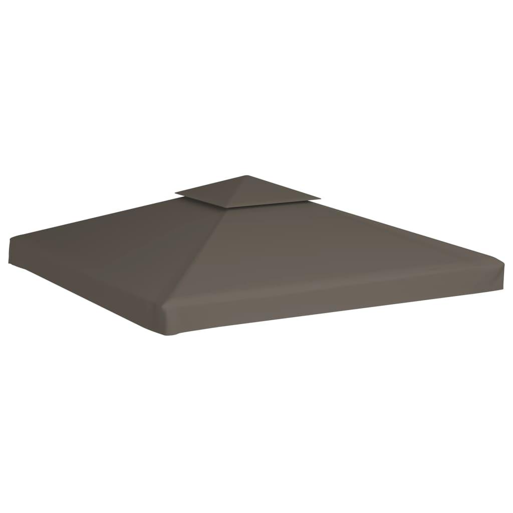 2 pakopų viršut. pavės. uždang., 310 g/m², 3x3m, taupe sp.