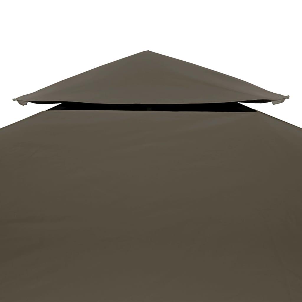 2 pakopų viršut. pavės. uždang., 310 g/m², 3x3m, taupe sp.