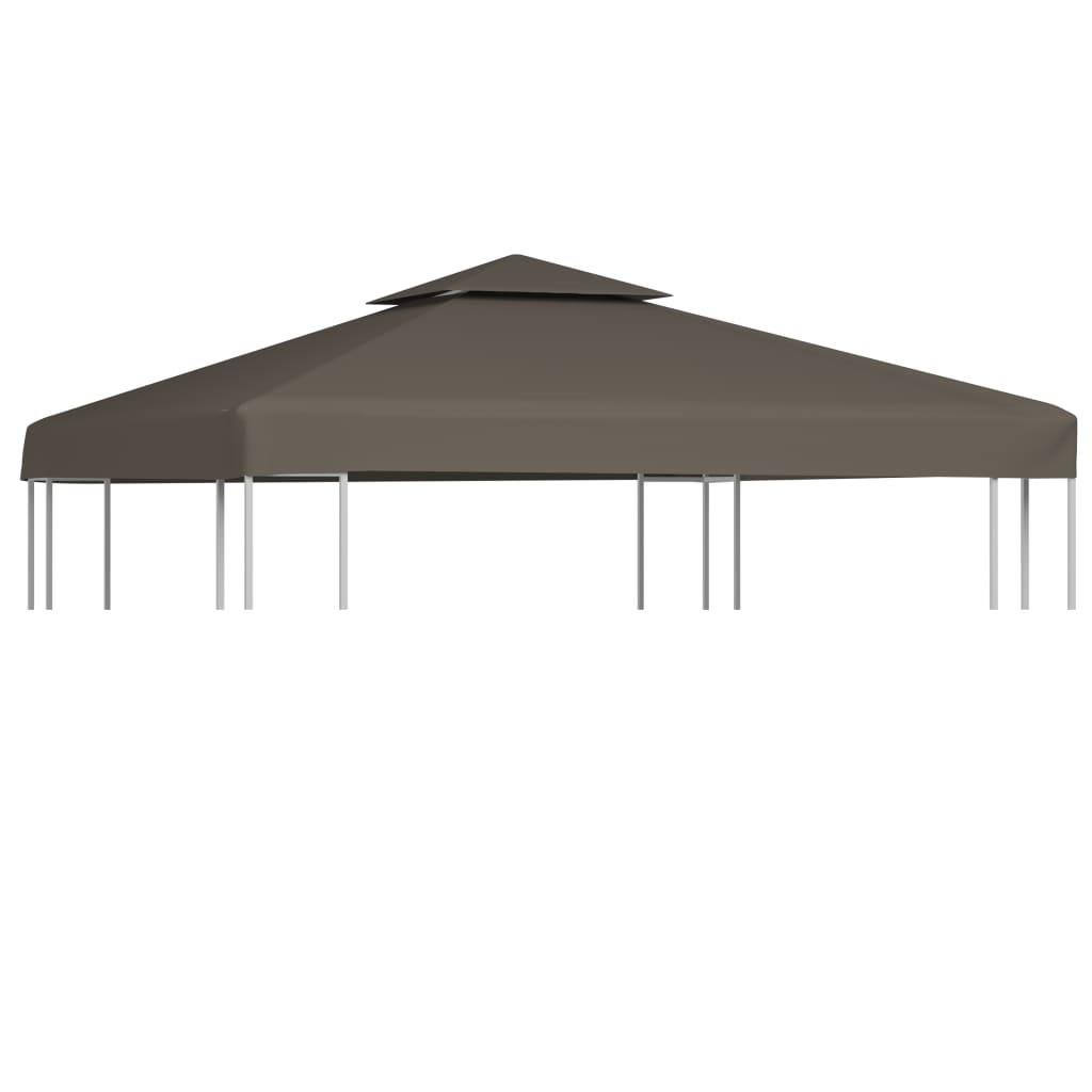 2 pakopų viršut. pavės. uždang., 310 g/m², 3x3m, taupe sp.