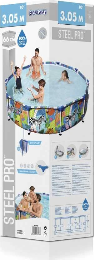 BESTWAY baseinas 3.05m x 66cm, 56985