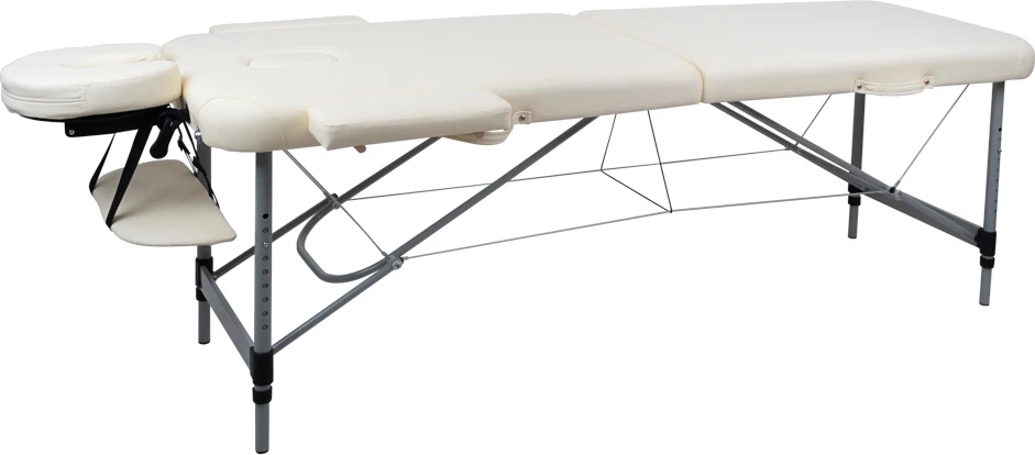 2 dalių aliuminis masažo stalas inSPORTline Morrani (186 × 60 × 62,5–85,5 cm)