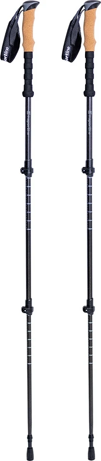 3-Piece Carbon Trekking Poles inSPORTline Portello