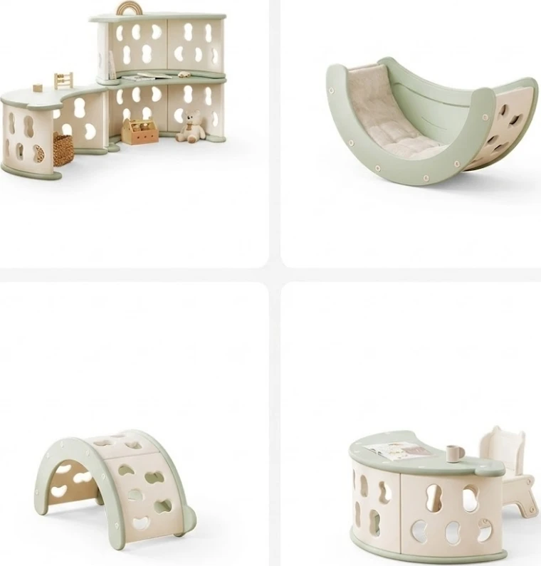 3-in-1 Children’s Climbing Structure & Swing inSPORTline Mingi