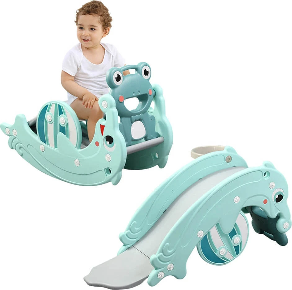 3-in-1 Children’s Slide & Swing Set inSPORTline Frofino