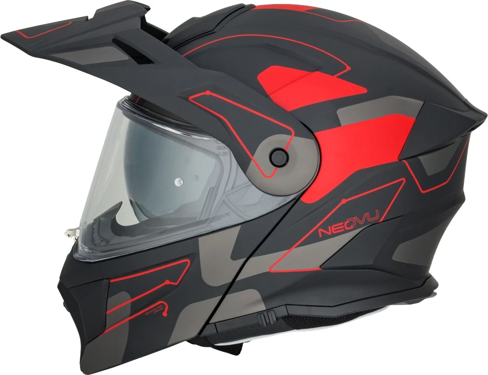 Atverčiamas motociklininko šalmas 3 viename W-TEC Neovu Graphic