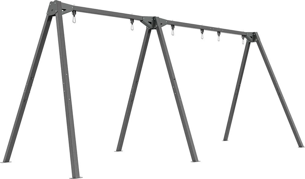 Trivietė lauko sūpynė ant guolių PREMIUM MO-014 - Marbo Sport