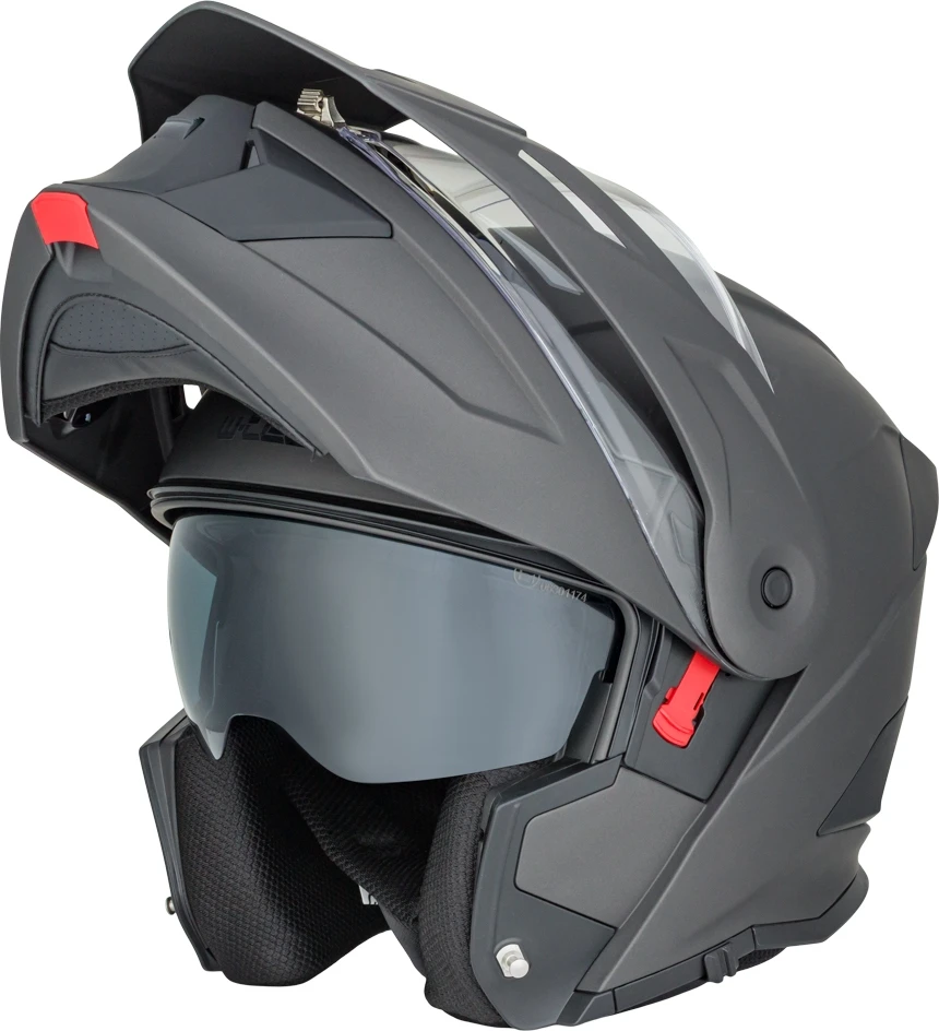 3 viename atverčiamas motociklo šalmas W-TEC Neovu
