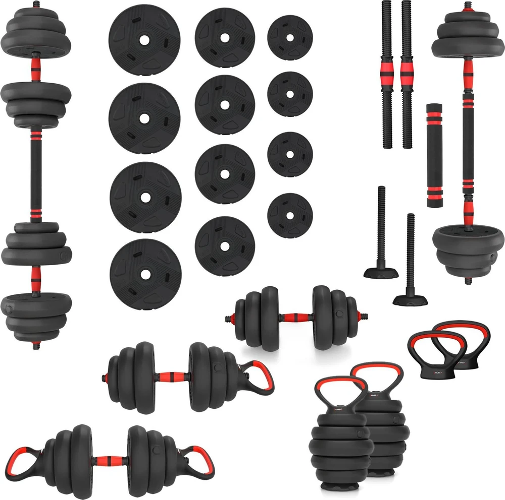 6 viename svorių rinkinys SGN120 PRO 20 kg HMS