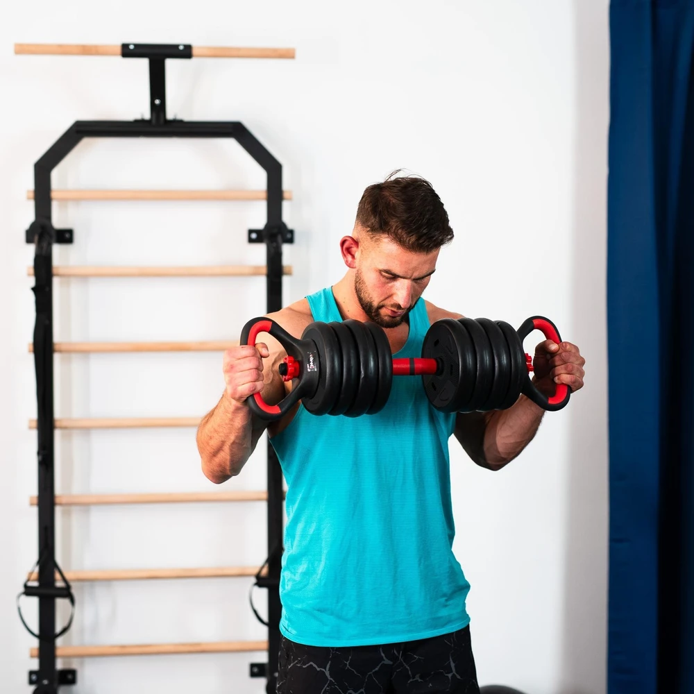 6 viename svorių rinkinys SGN120 PRO 20 kg HMS
