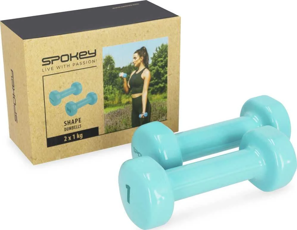 Vinilinių hantelių rinkinys Spokey SHAPE IV 2x 1kg