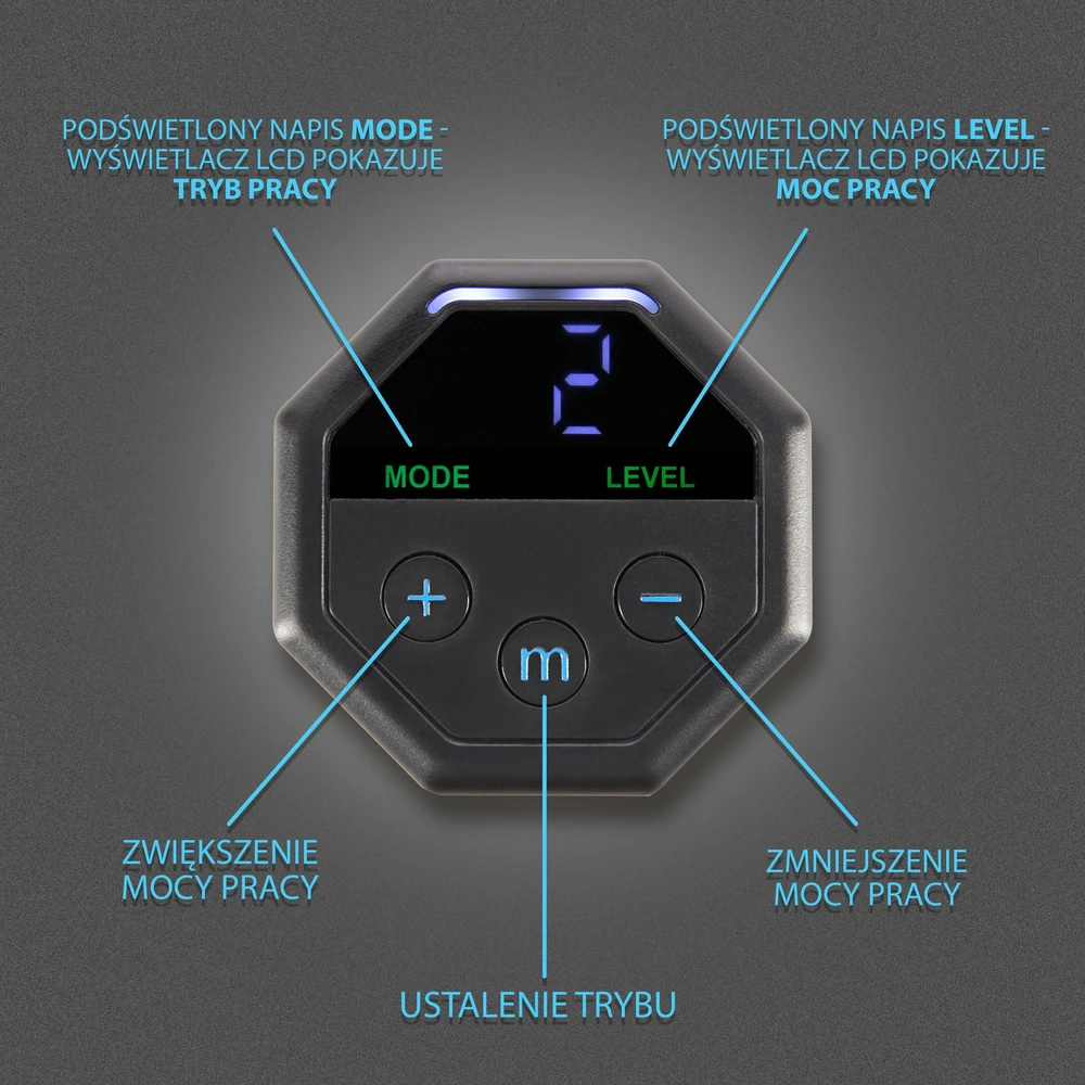HMS ABS Master Pro Super elektrostimuliatorius pilvo raumenims