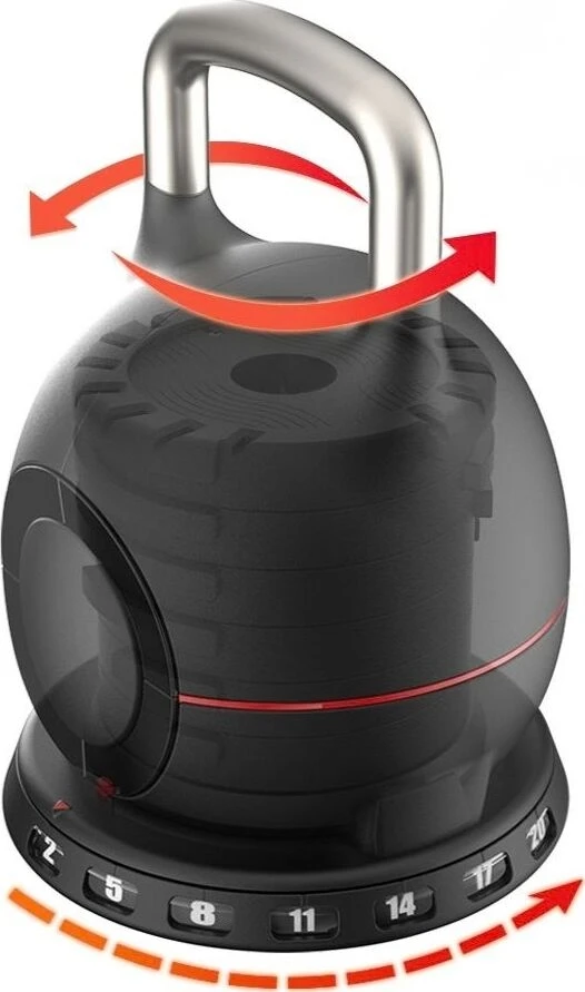 Adjustable Kettlebell inSPORTline Xtrabell 2–20 kg
