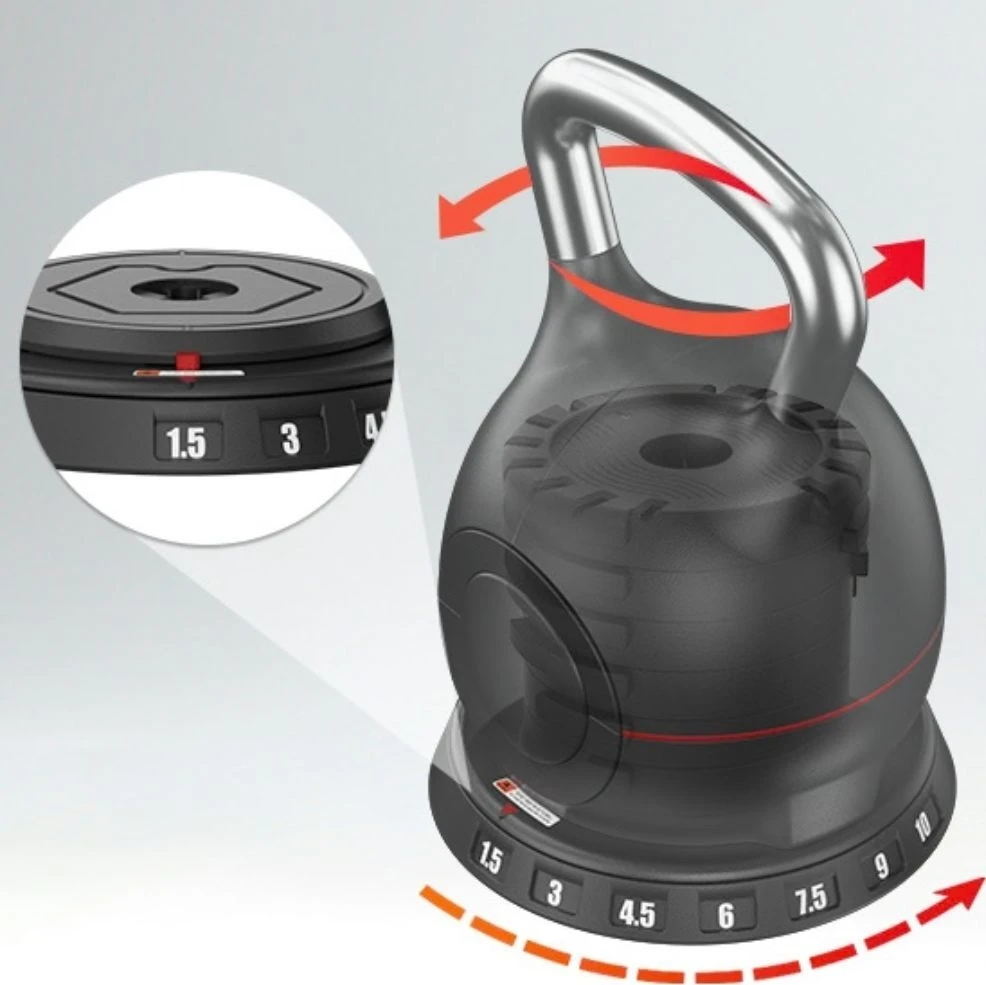 Adjustable Kettlebell inSPORTline Xtrabell 1.5–10 kg