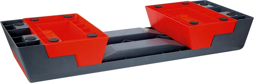 Aerobikos platforma AS007 juoda/raudona HMS Premium