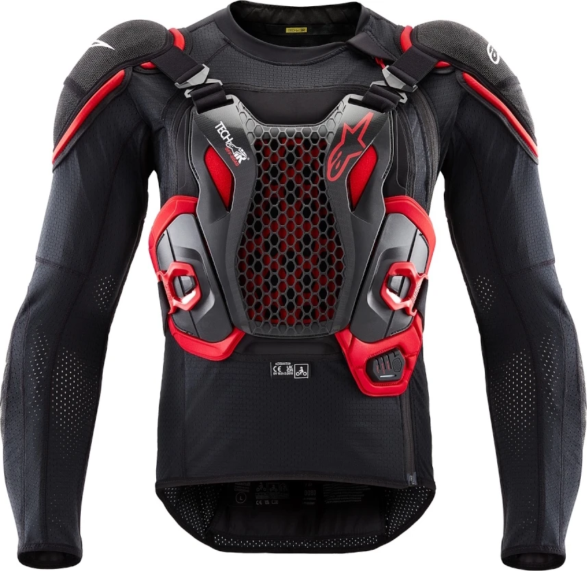 Oro pagalvės liemenė Alpinestars Tech-Air Off-Road System, juoda/raudona