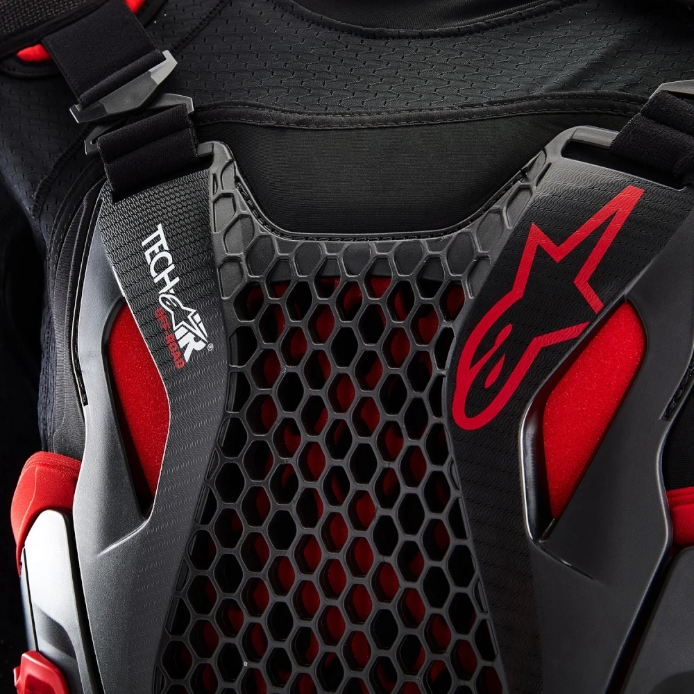 Oro pagalvės liemenė Alpinestars Tech-Air Off-Road System, juoda/raudona