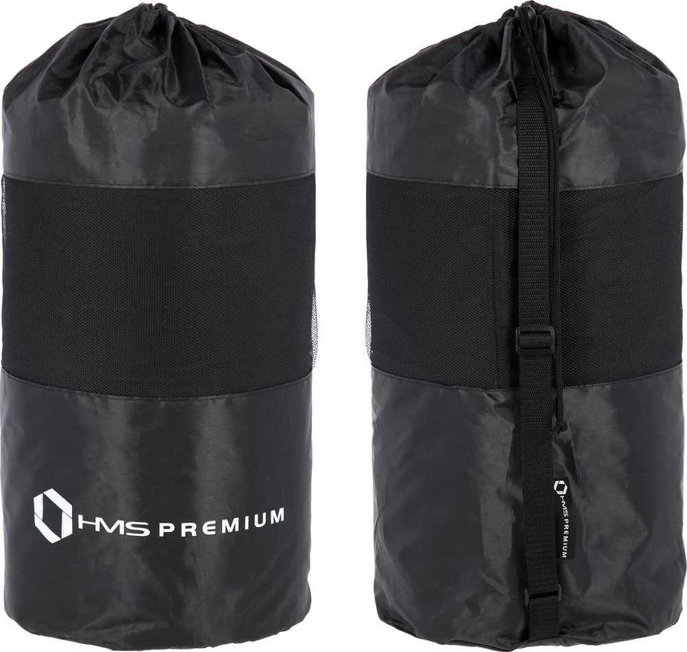 Masažinio akupresūros kilimėlio ir pagalvėlės rinkinys HMS Premium AKM04, juodas