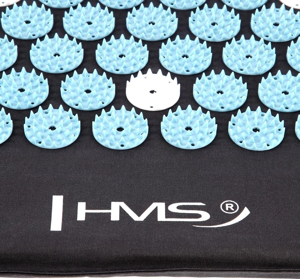 Masažinis akupresūros kilimėlis HMS AKM10, juodas