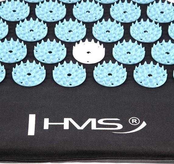 Masažinis akupresūros kilimėlis HMS AKM10, juodas