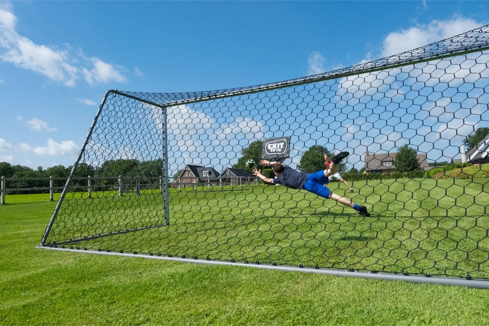 Grindinis aliuminio futbolo vartai EXIT Scala 500x200