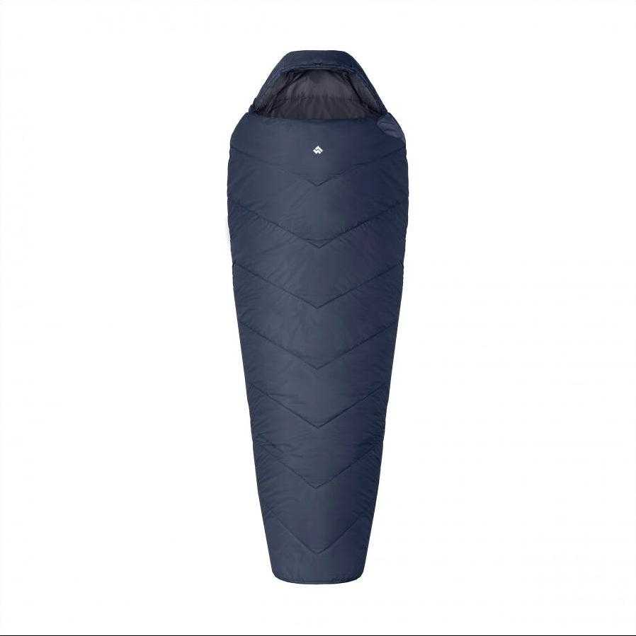 Alpinus Fiber Pro 1100 miegmaišis kairėje, pilka