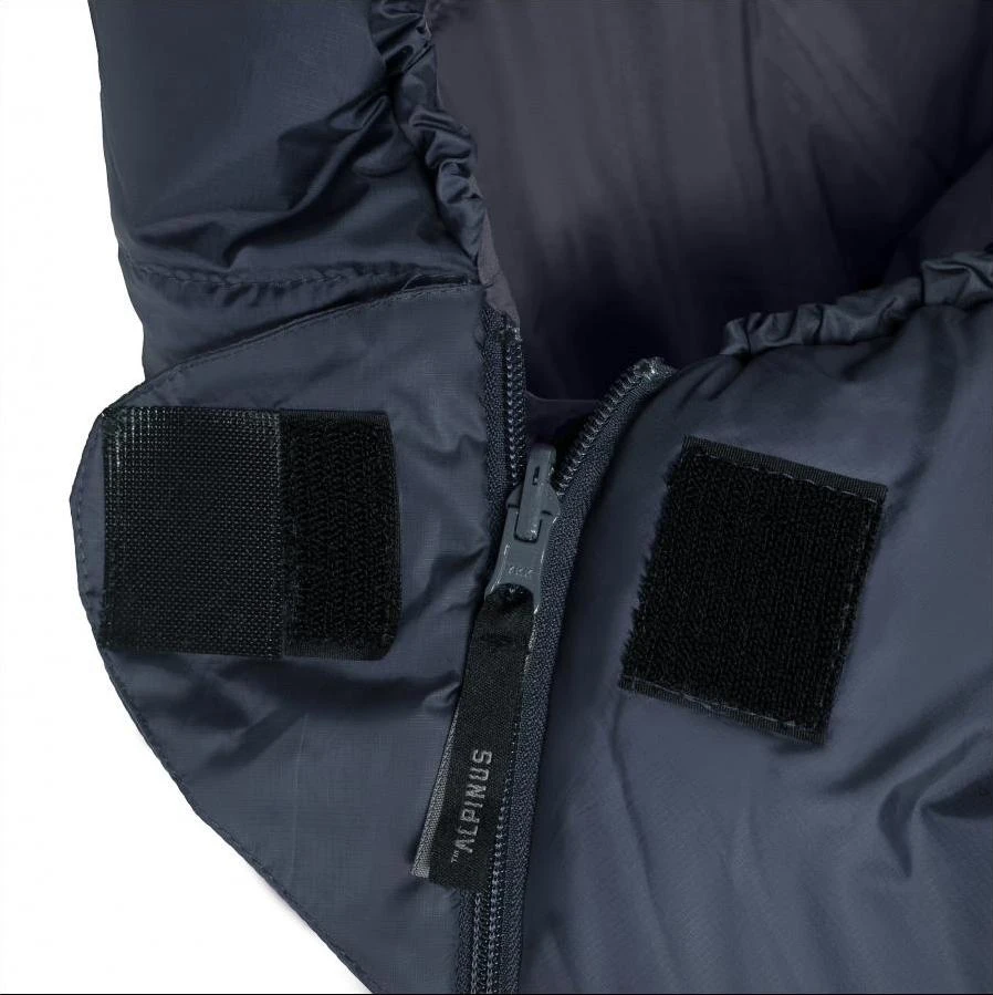 Miegmaišis Alpinus Fiber Pro 1100, kairinis, pilkas