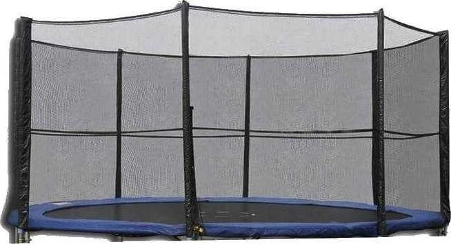Juodas batuto tinklas 430 cm su laikikliais