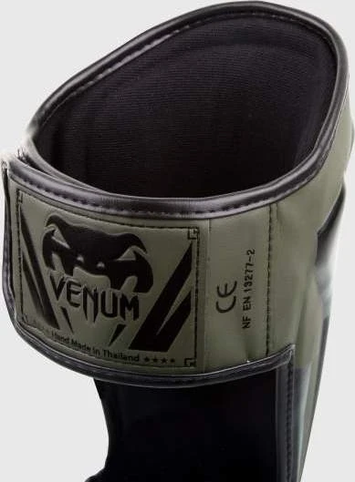 Blauzdų apsaugos Venum Elite Standup – chaki/juoda