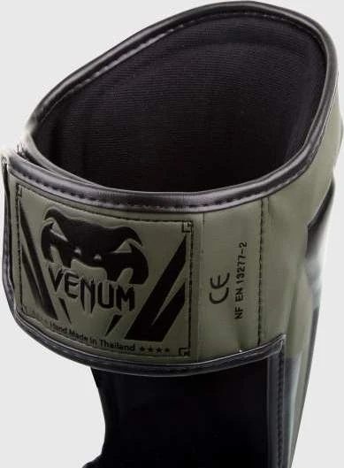 Blauzdų apsaugos Venum Elite Standup – chaki/juoda