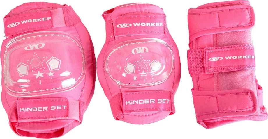 Apsaugų rinkinys Worker Kinder 6 vnt. - XS L
