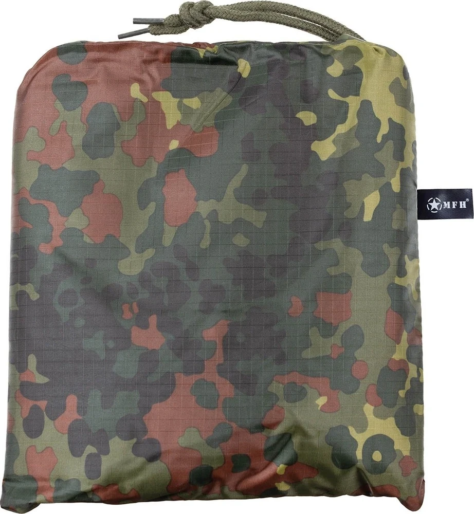 MFH Rip Stop lietpaltis-poncho - BW Camo