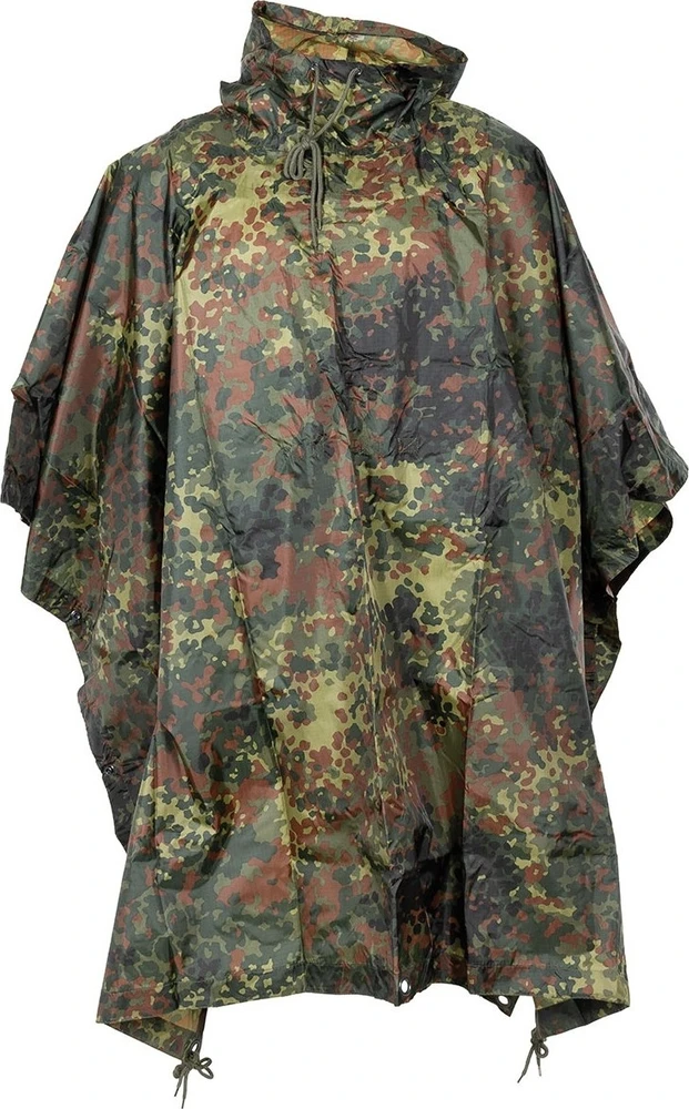 MFH Rip Stop lietpaltis-poncho - BW Camo